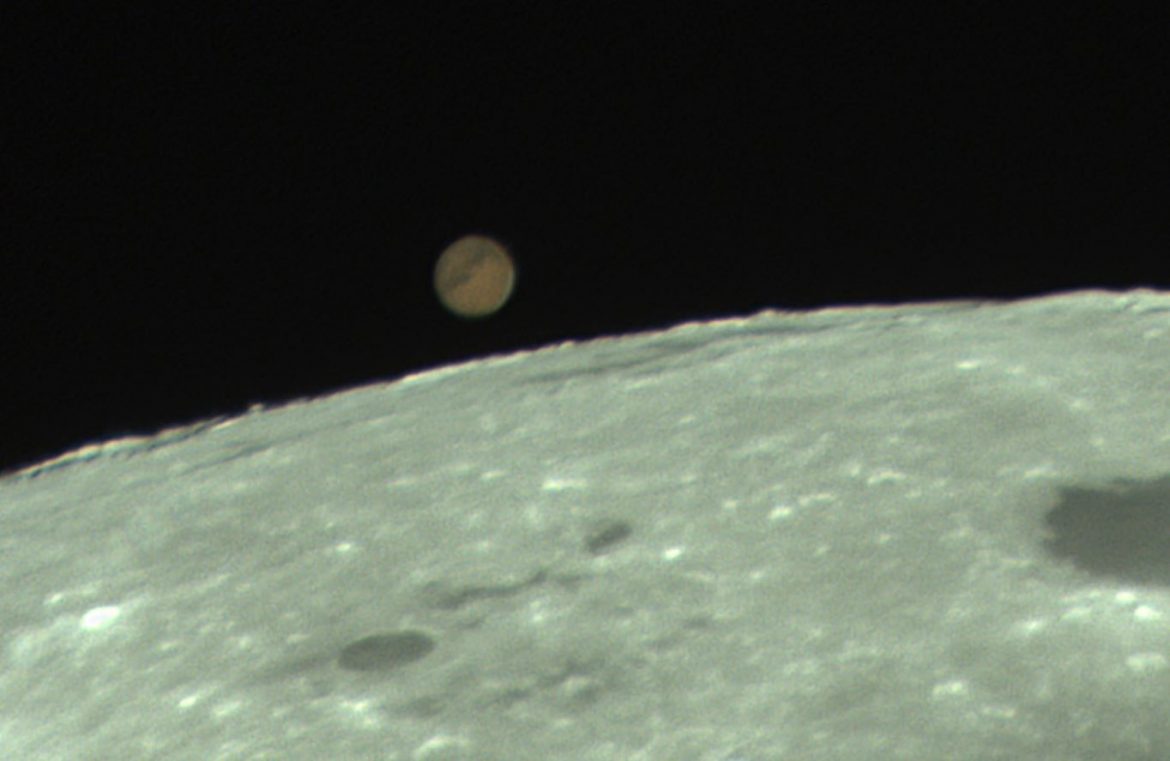 occultation de Mars par la Lune